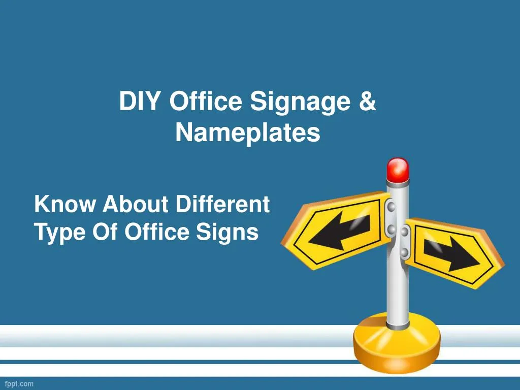 diy office signage nameplates