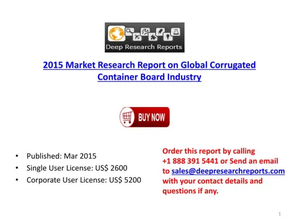 International & China Corrugated Container Board Market Comp