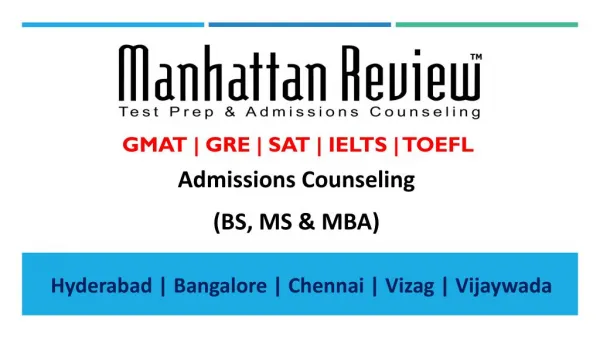 GRE Coaching In Hyderabad,GRE Training In Hyderabad