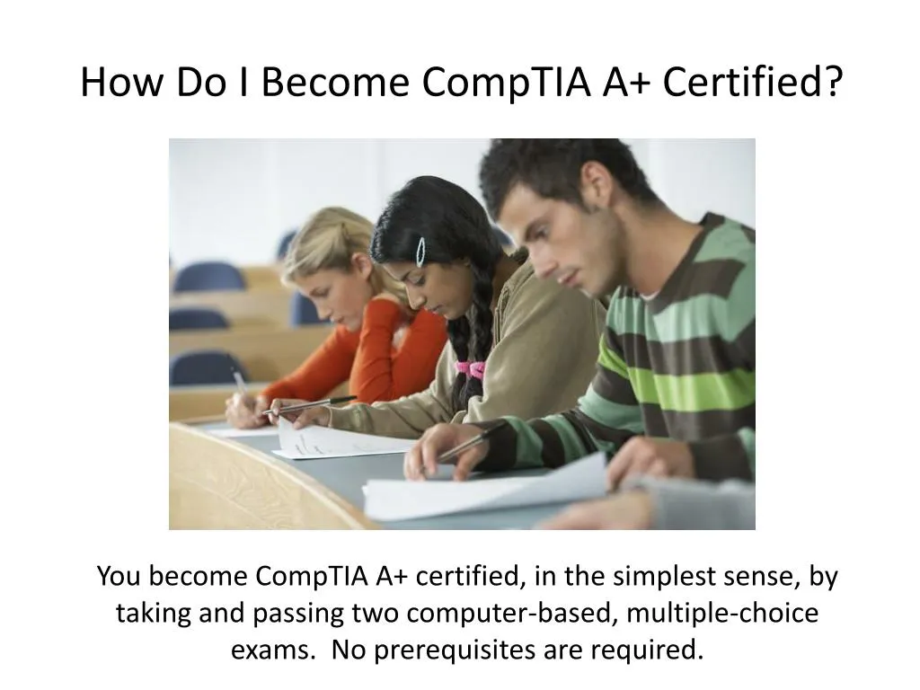 how do i become comptia a certified