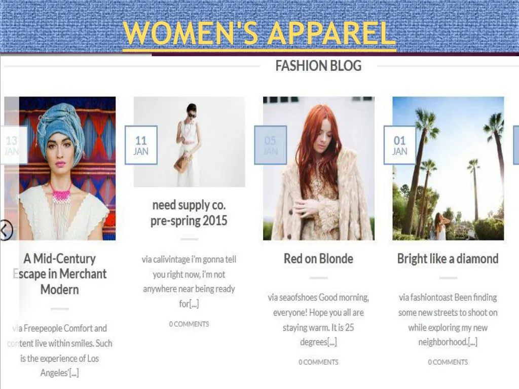 women s apparel