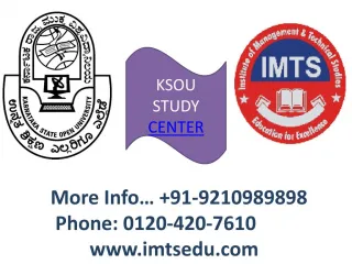 Karnataka State Open University Distance Education - slide 1