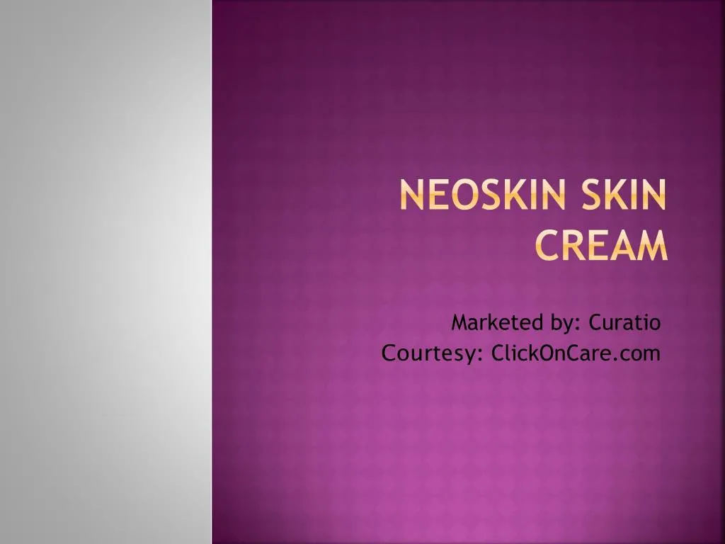 neoskin skin cream
