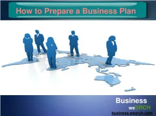 How to Prepare a Business Plan - slide 1