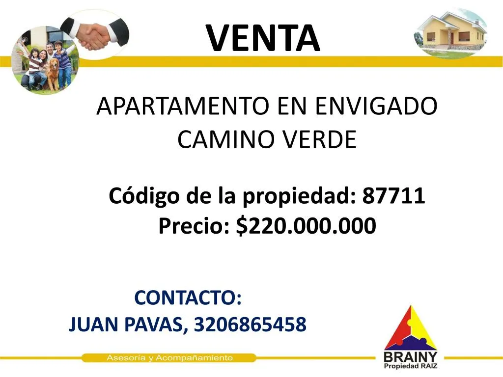 apartamento en envigado camino verde