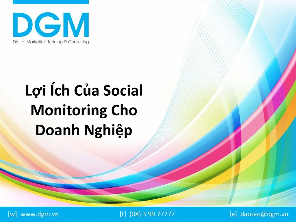 l i ch c a social monitoring cho doanh nghi p