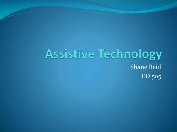 Assistive Technology