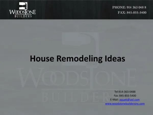 House Remodeling Ideas