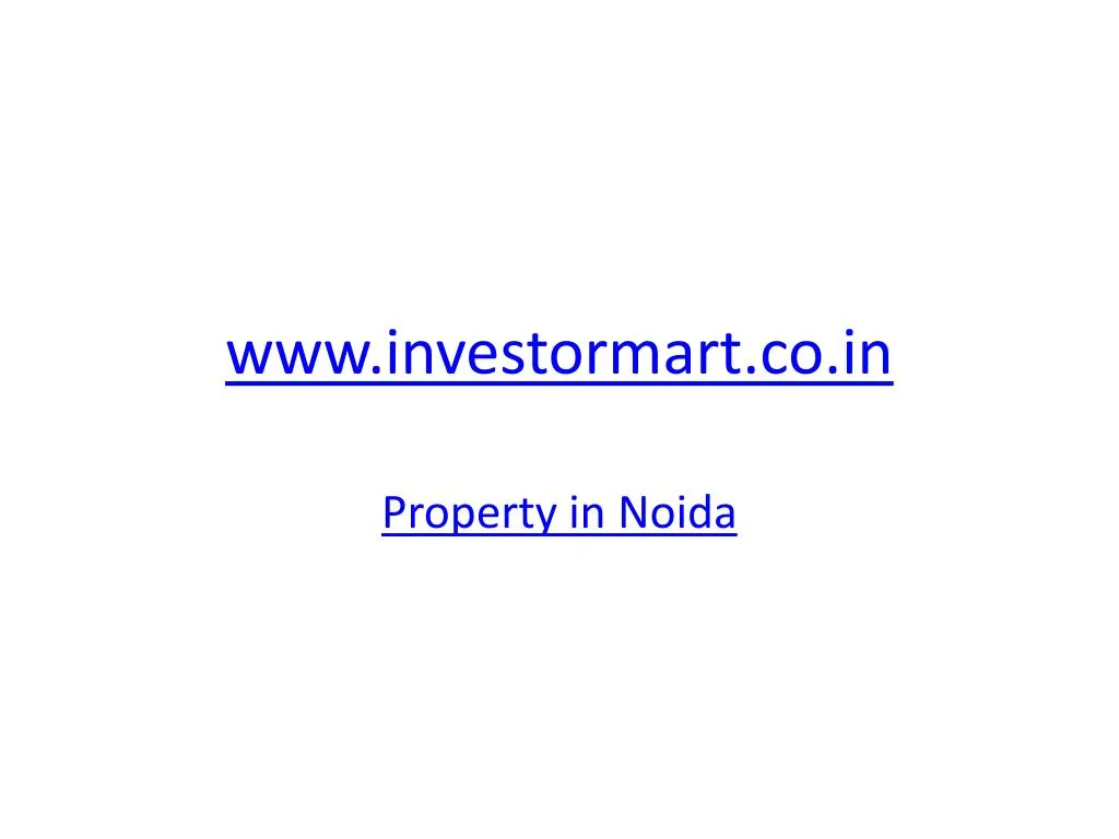 www investormart co in