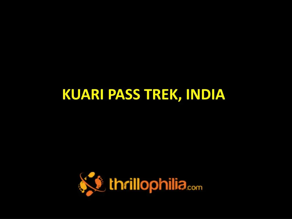 kuari pass trek india
