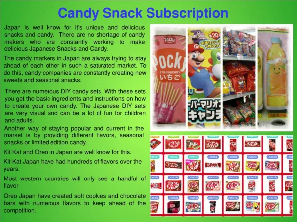 Japanese Candy Subscription Service
