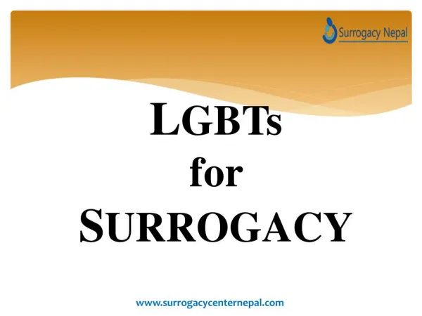 LGBTs Surrogacy