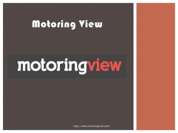 Car News - www.motoringview.com