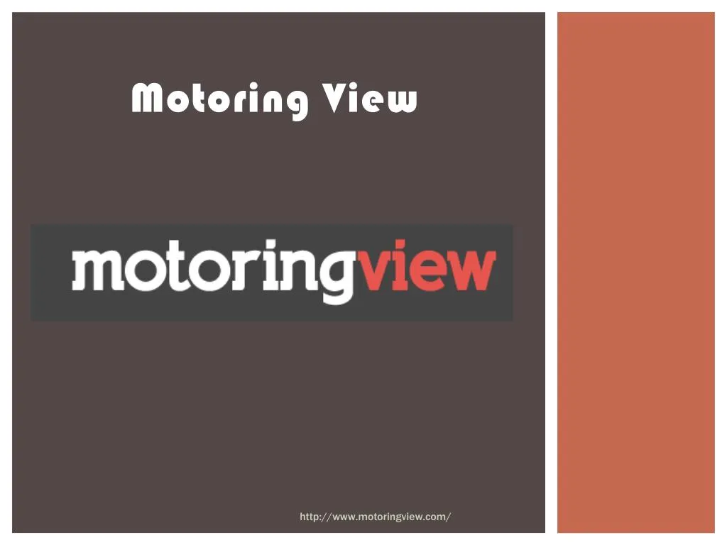 motoring view