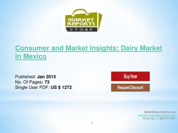 Dairy Market in Mexico: Future market insight
