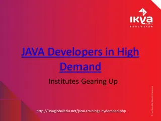 Java Training Institute in Hyderabad - slide 1