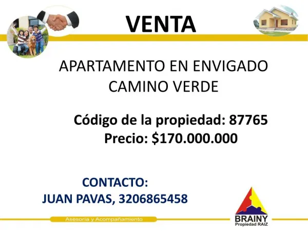apartamento en envigado camino verde
