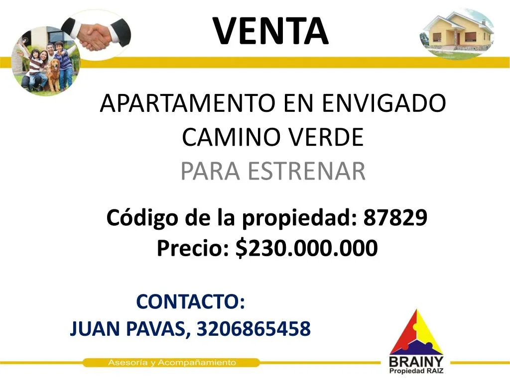 apartamento en envigado camino verde para estrenar