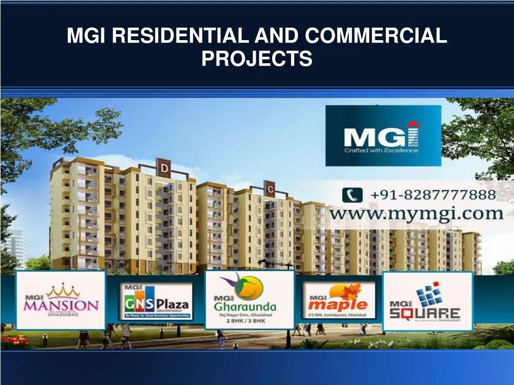 mgi residential and commercial projects