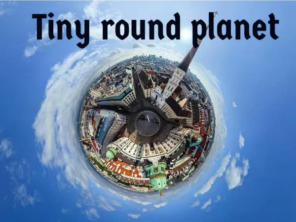 Tiny round planet