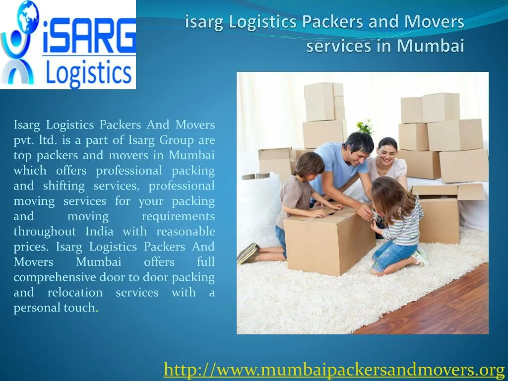 isarg logistics packers and movers services in mumbai
