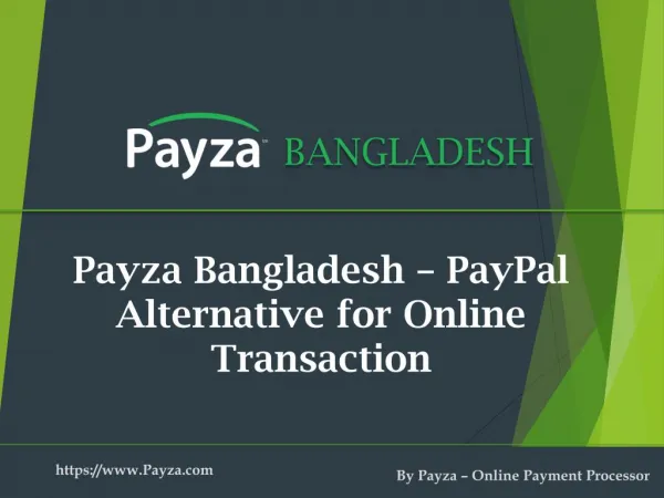 Alternative to PayPal in Bangladesh