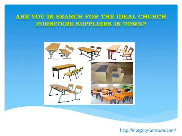 Are You In Search For The Ideal Church Furniture Suppliers I