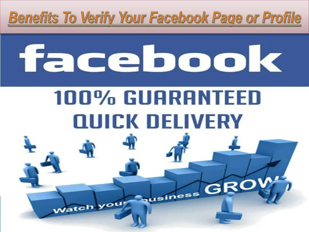 benefits to verify your facebook page or profile
