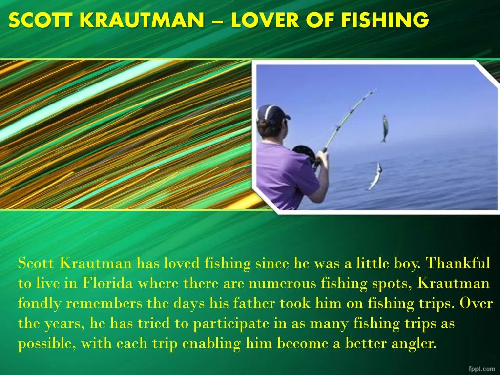 scott krautman lover of fishing