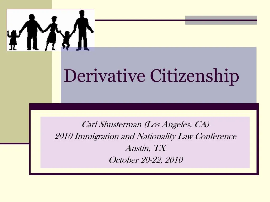 derivative citizenship