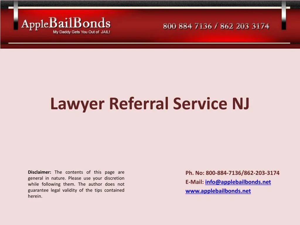 lawyer referral service nj