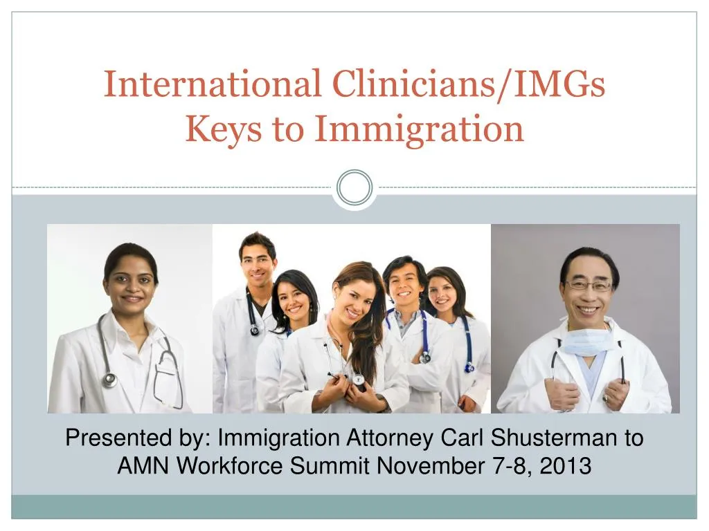 international clinicians imgs keys to immigration