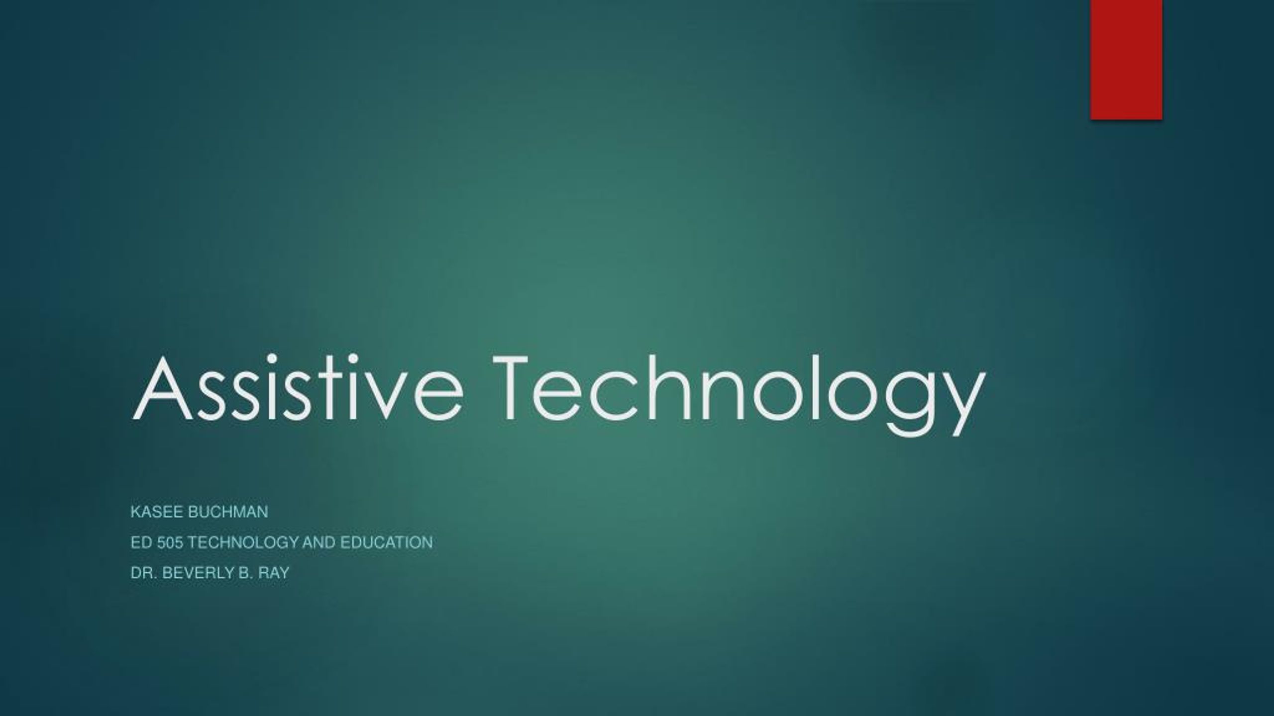 PPT - Assistive Technology PowerPoint Presentation, free download - ID ...