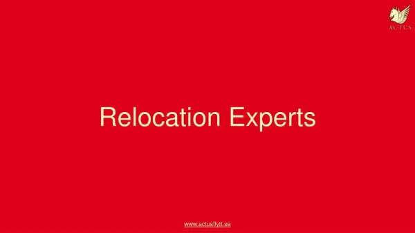Relocation Experts in Stockholm