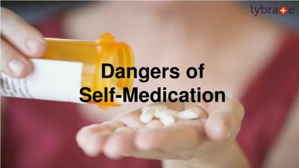 Say No To Self Medication!