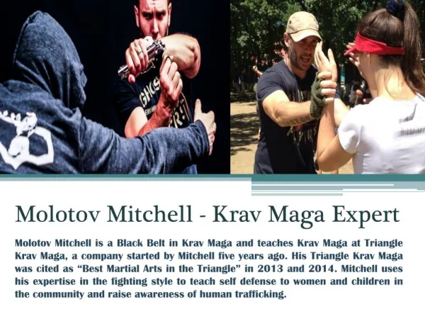 Molotov Mitchell - Krav Maga Expert