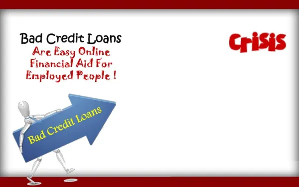 Avail Cash Loans For Bad Credit And Manage Your Needs