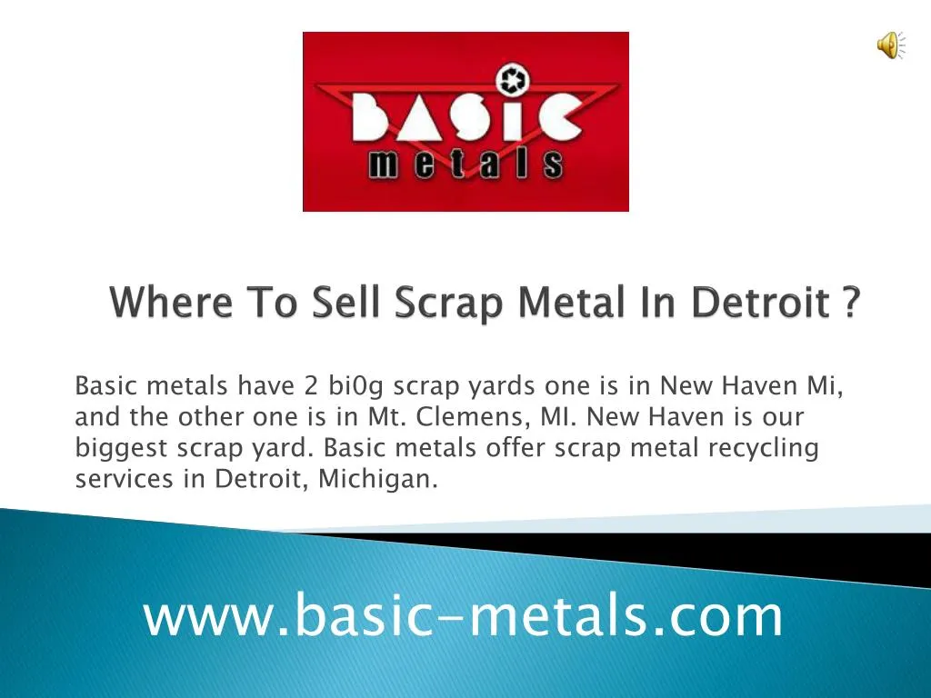 where to sell scrap metal in detroit