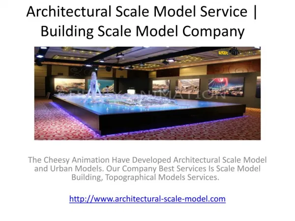Architectural Scale Model Service | Building Scale Model Com
