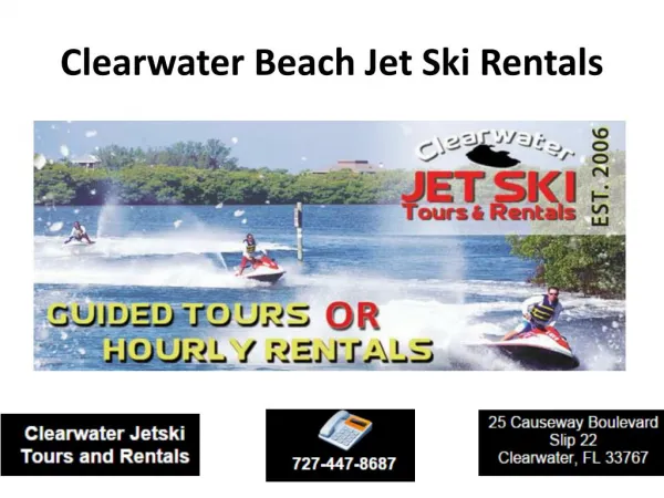 Jet Ski In Clearwater