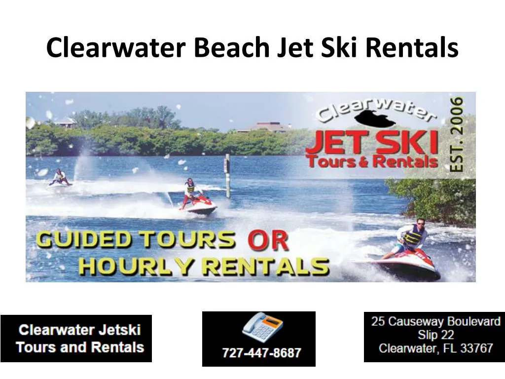 clearwater beach jet ski rentals