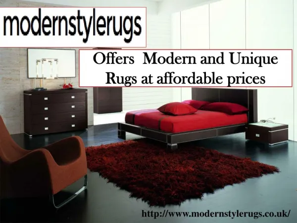 Trying to buying modern and unique rugs?
