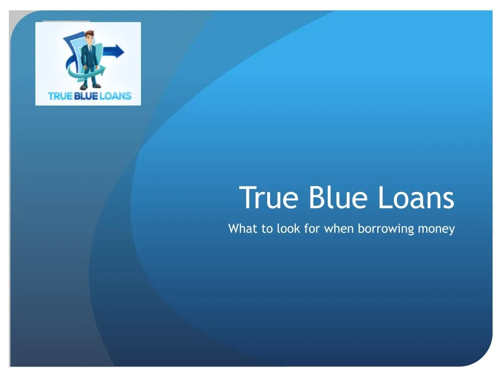 true blue loans