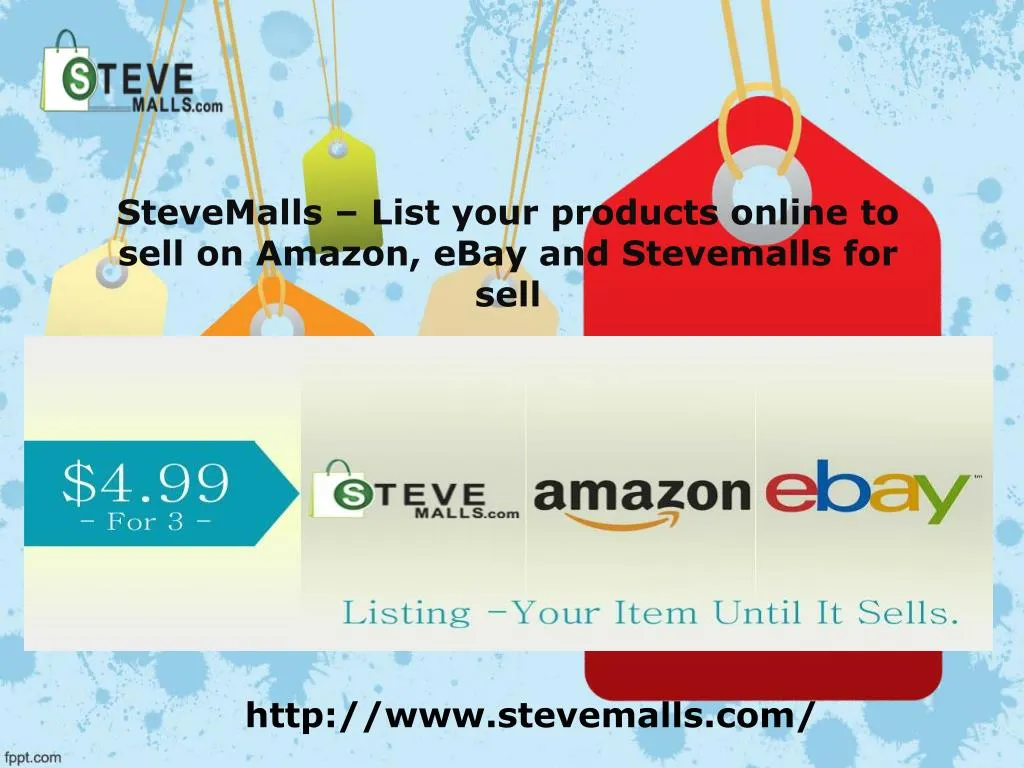 stevemalls list your products online to sell on amazon ebay and stevemalls for sell