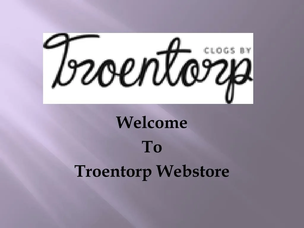 welcome to troentorp webstore