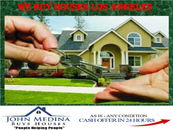 Buy your house in los angeles