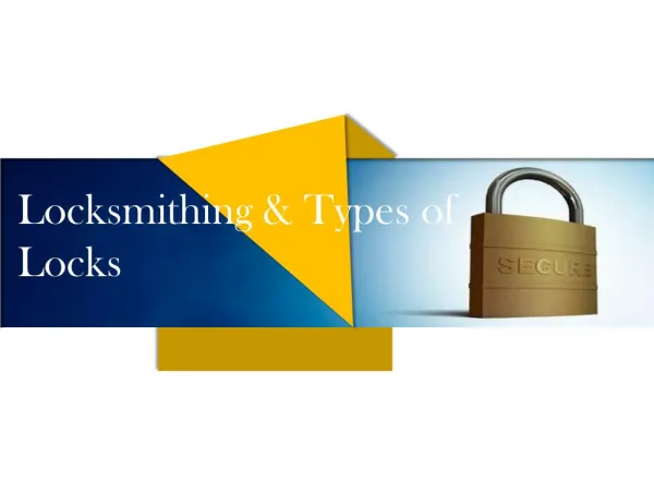Locksmithing Types Of Locks By Alpharetta Locksmith Solution
