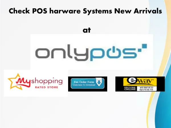POS Systems New Arrivals At OnlyPOS Australia