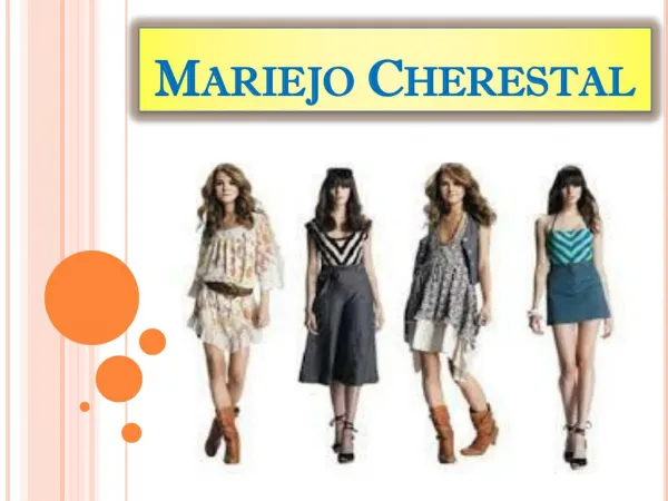 Mariejo Cherestal - Perfect Fashion Designer