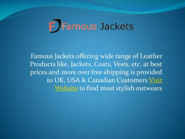 Famous Jackets UK